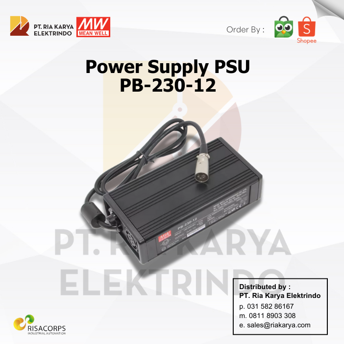 Mean Well PB-230-12: Power Supply Handal untuk Industri Modern Anda