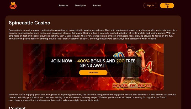 Spin Castle Casino UK: Spin, Win, and Rule the Royal Slots